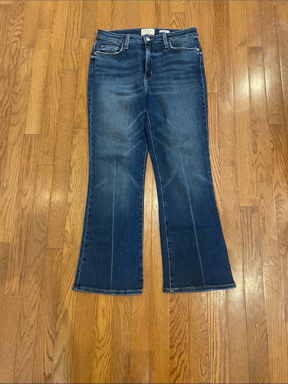 L.T.J by Bambino Dark Blue Bootcut Jeans - Comfortable Stretch Fit